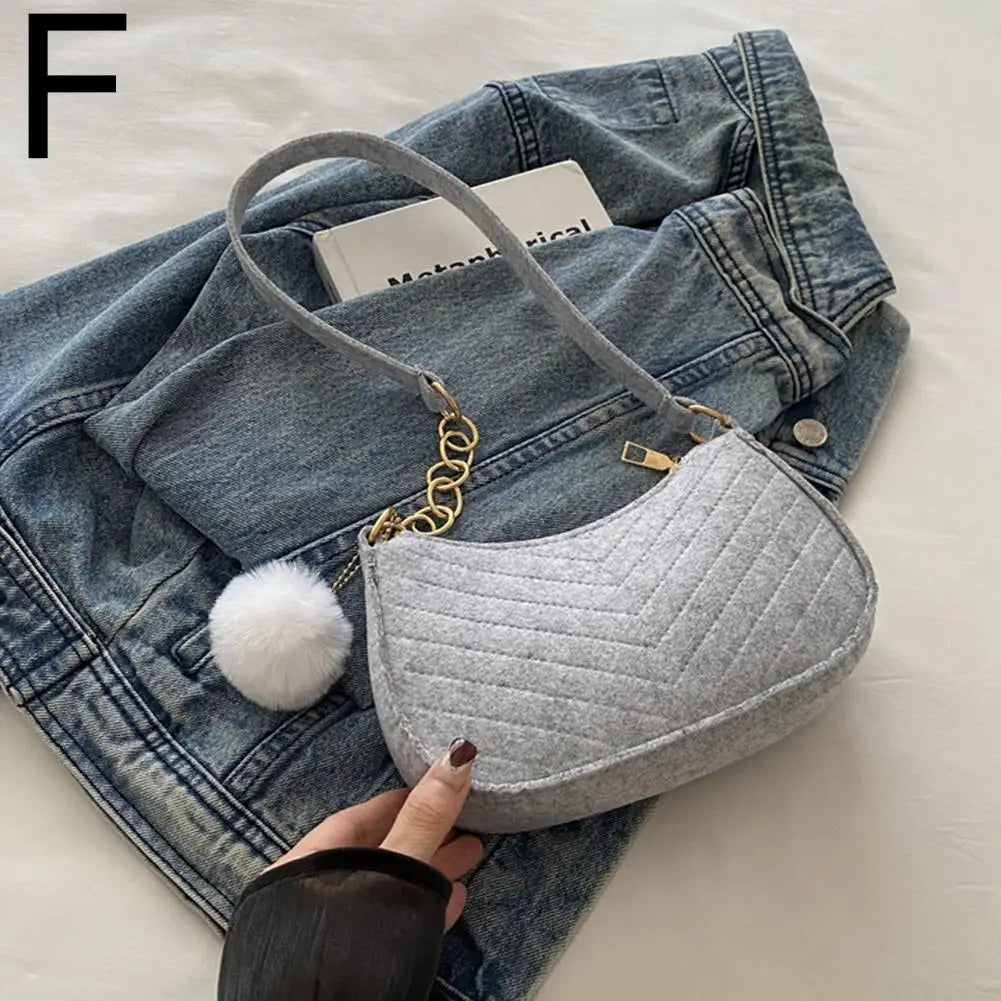 Mini Women Shoulder Bags Fashion Felt Women's