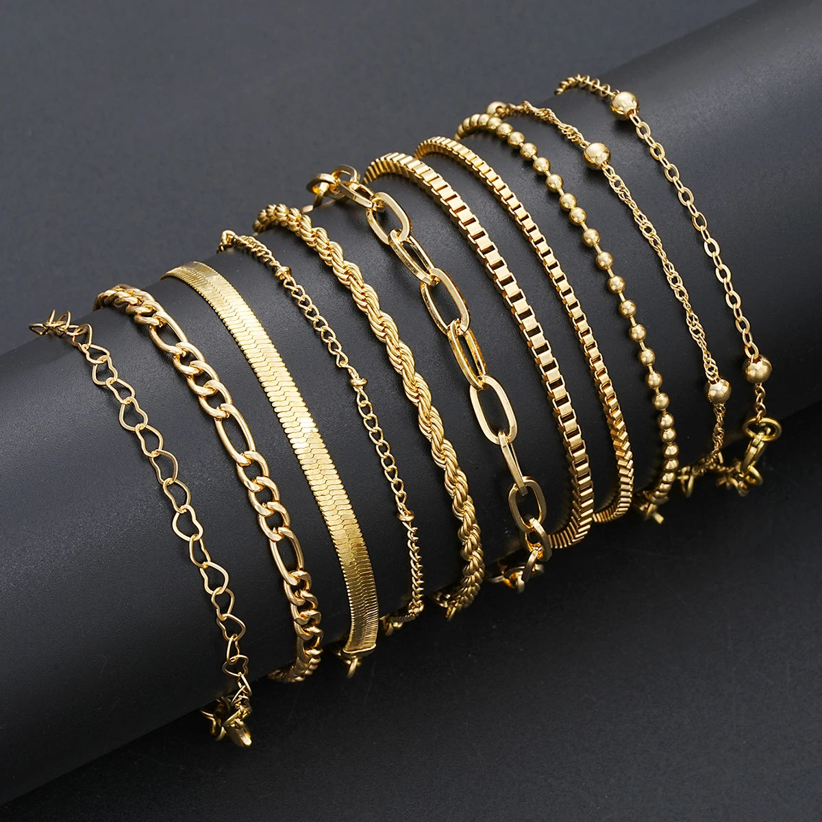 17pcs Fashion Minimalist Jewelry Set For Women