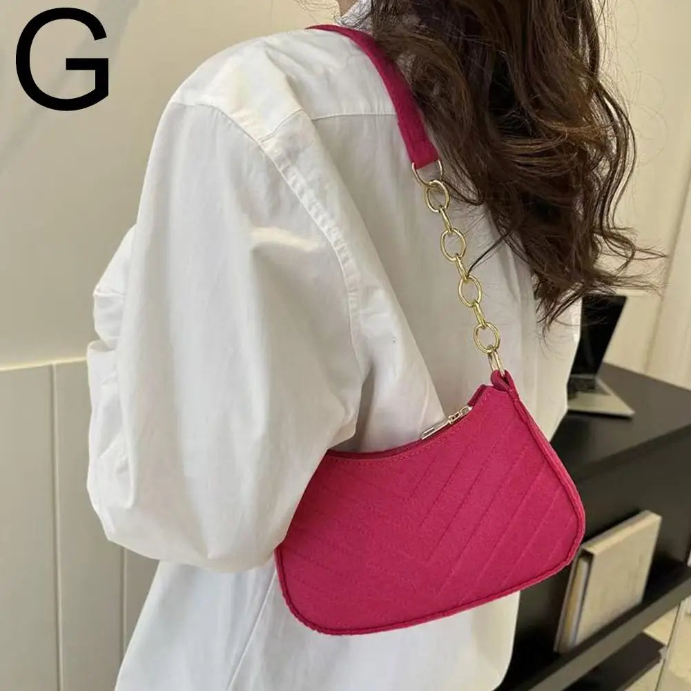 Mini Women Shoulder Bags Fashion Felt Women's