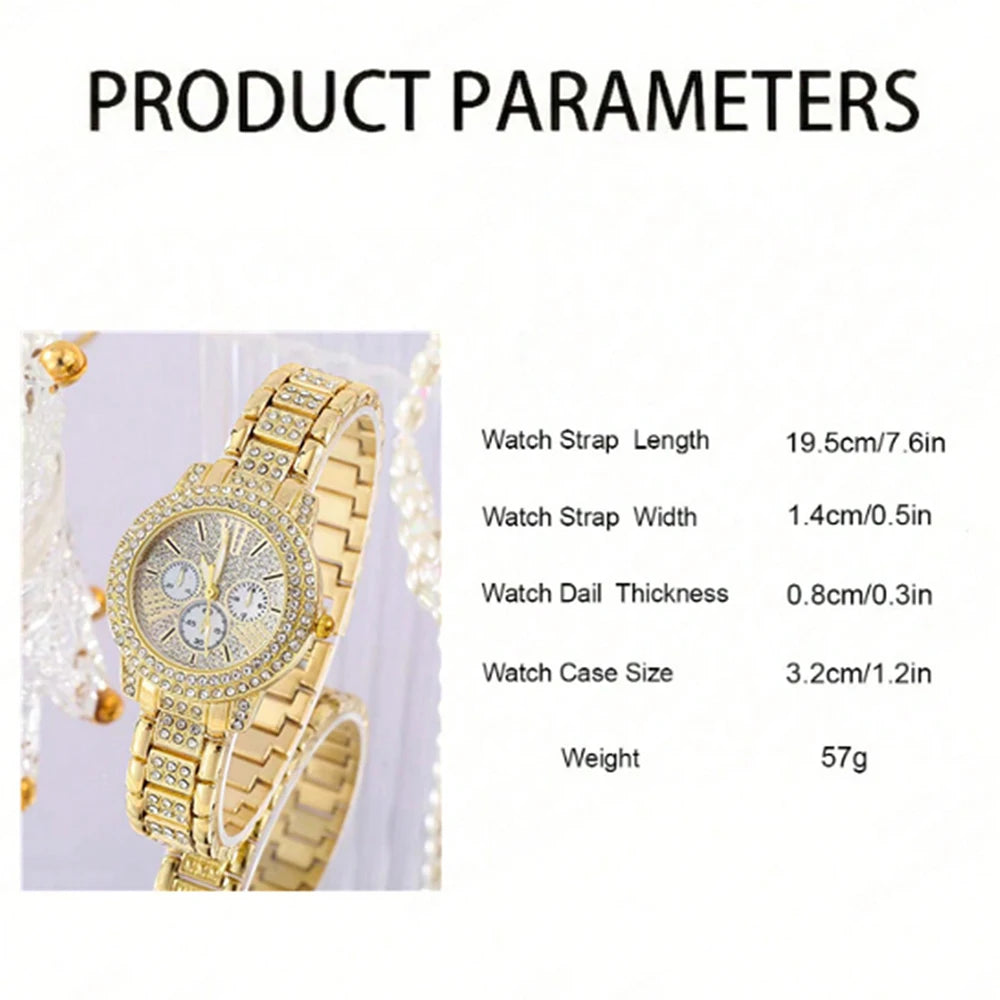Women's Quartz Watch Gold Luxury Women Watches ﻿