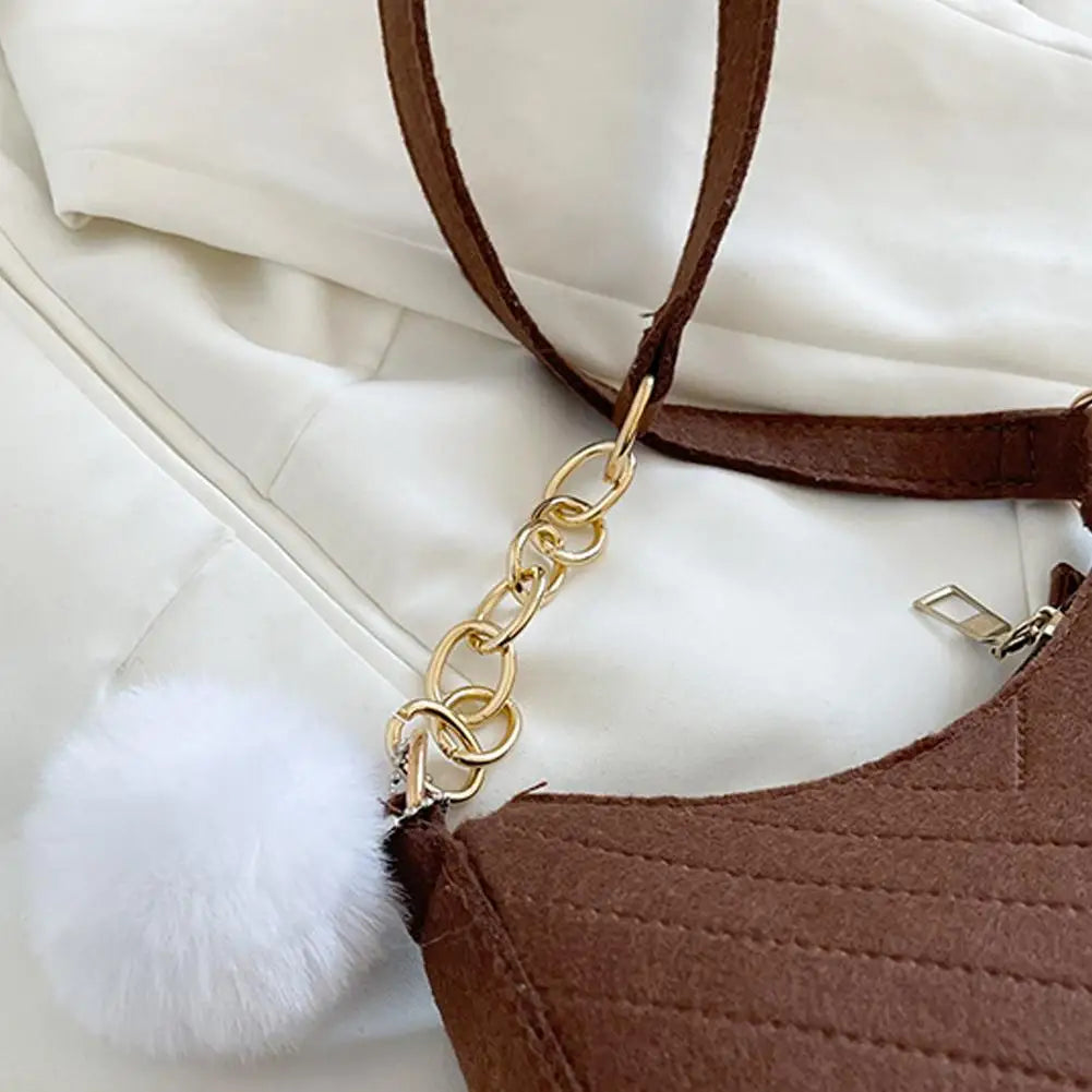 Mini Women Shoulder Bags Fashion Felt Women's