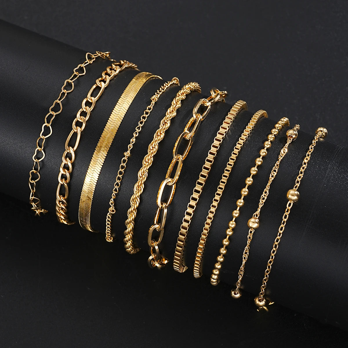 17pcs Fashion Minimalist Jewelry Set For Women