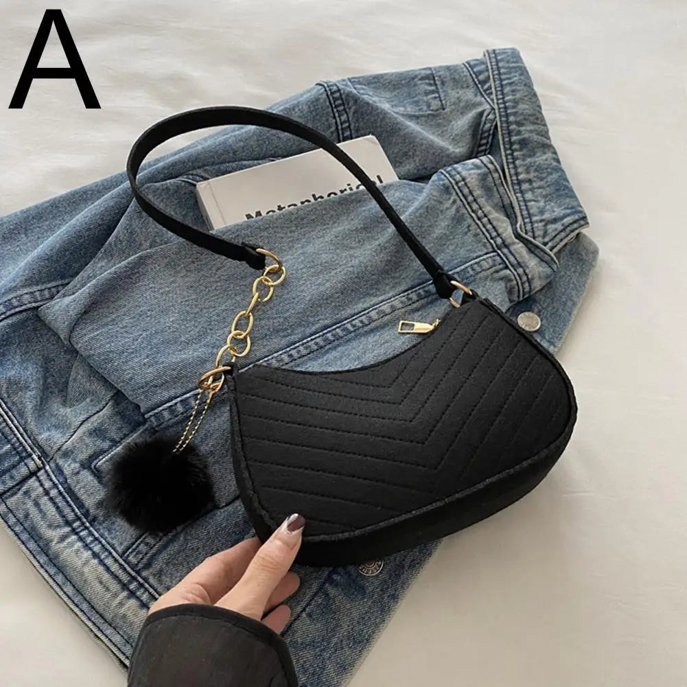 Mini Women Shoulder Bags Fashion Felt Women's