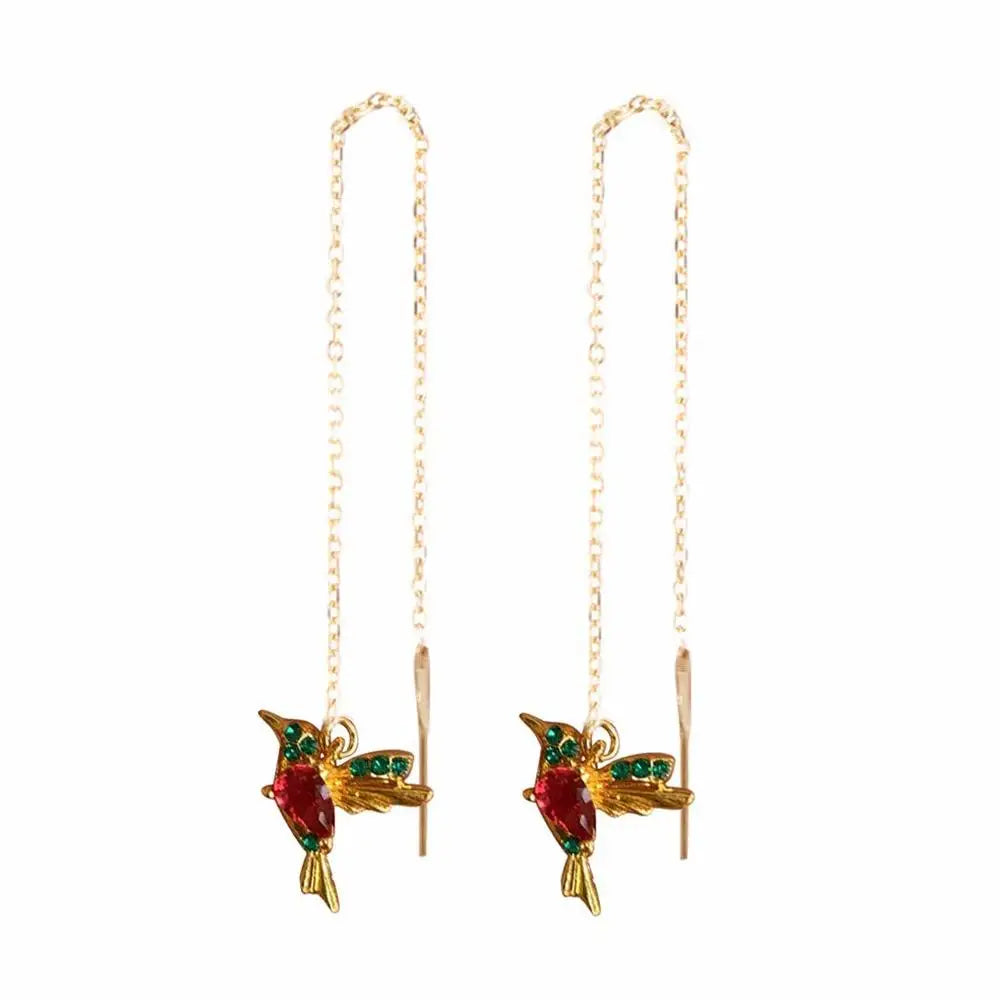 New Luxury Women Zircon Crystal Pearls Long Tassel