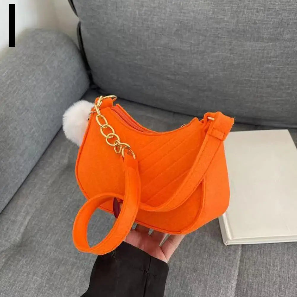 Mini Women Shoulder Bags Fashion Felt Women's