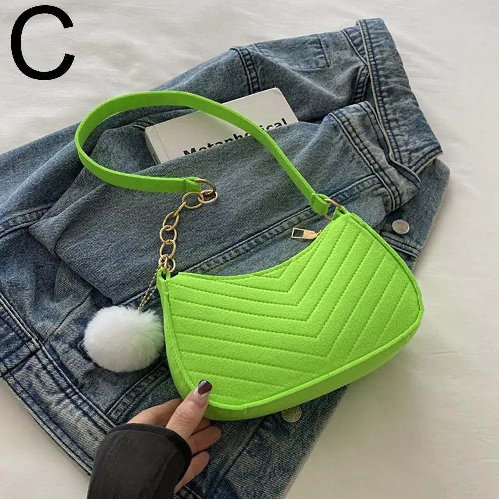 Mini Women Shoulder Bags Fashion Felt Women's