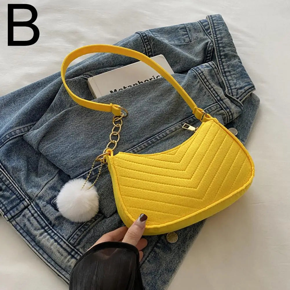 Mini Women Shoulder Bags Fashion Felt Women's