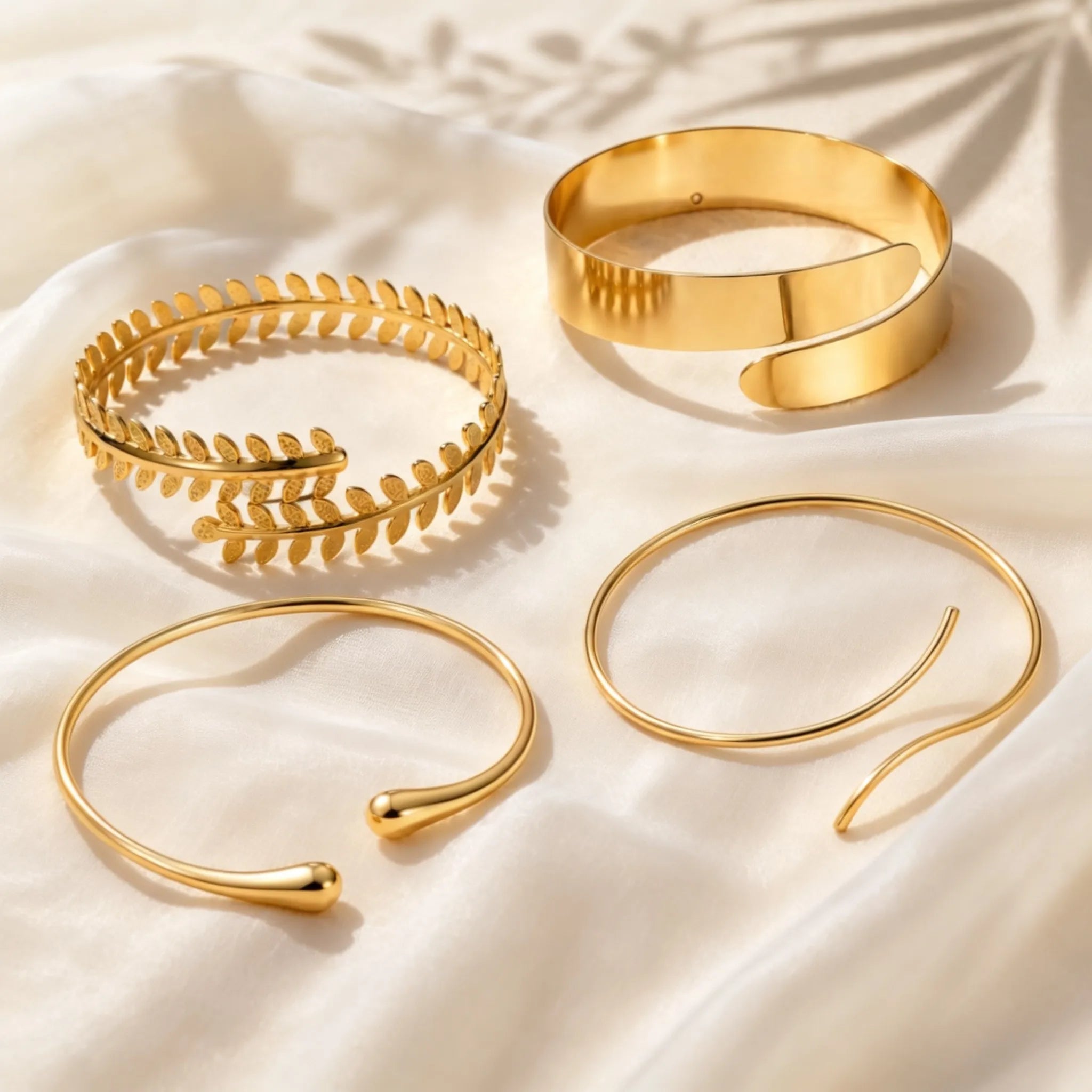 Exquisite Gold Plated Anklets for Women