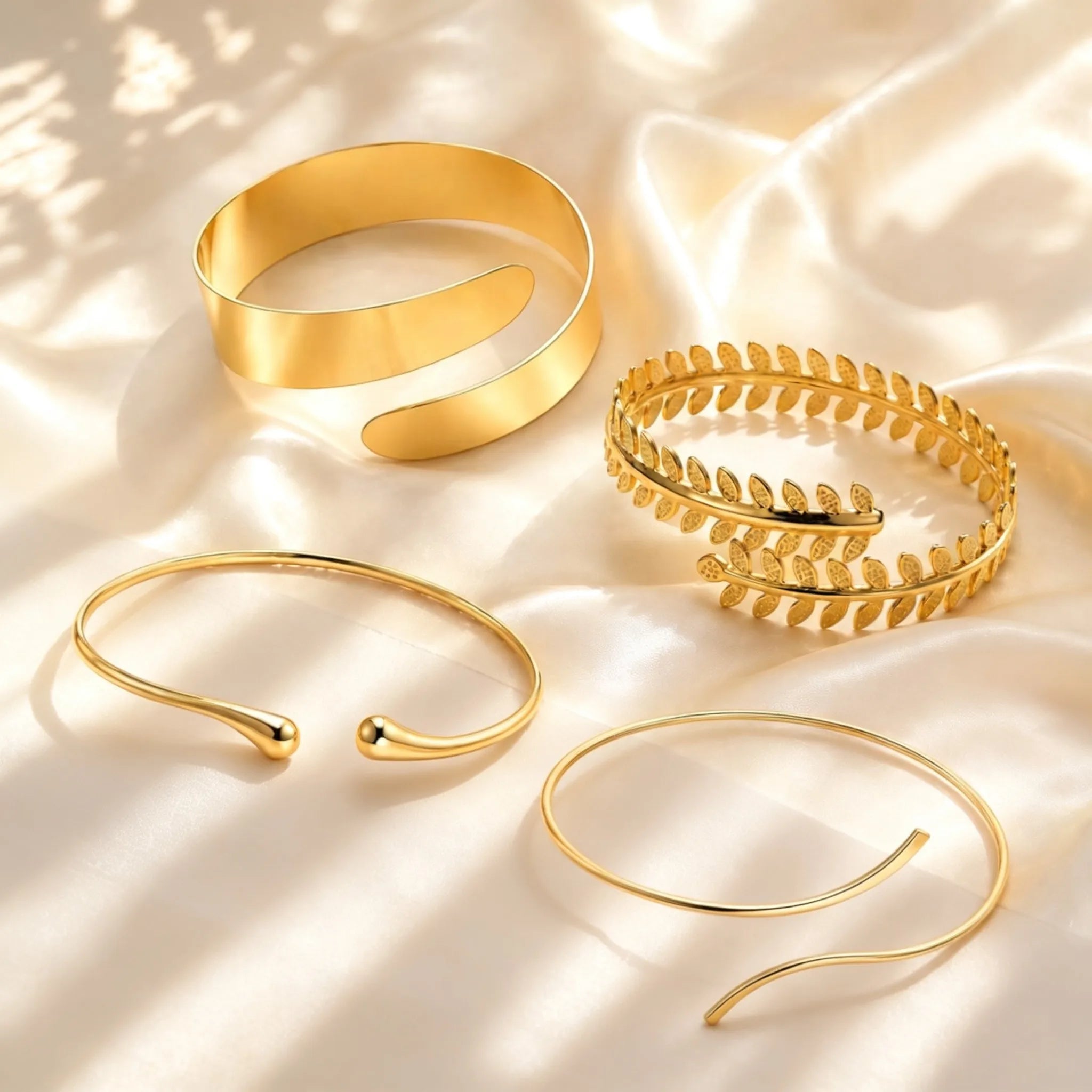 Exquisite Gold Plated Anklets for Women