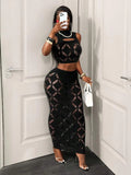 FHSEER Plus Size 2PCS Women's Sexy